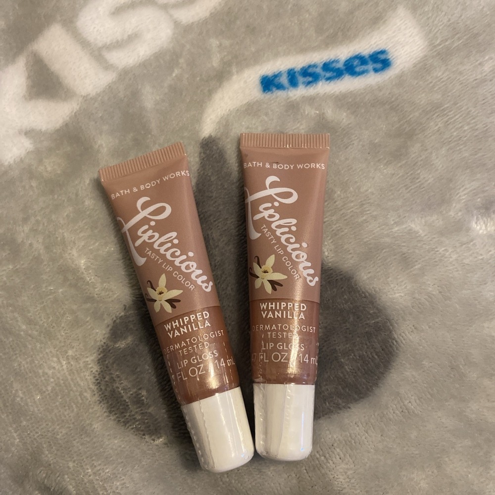 2-Pack ALL NEW Whipped Vanilla LIPLICIOUS Lip Gloss SEALED Bath & Body Works